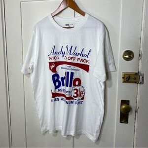 Uniqlo UT Graphic Andy Warhol's Iconic Brillo Box Ad NWT XL